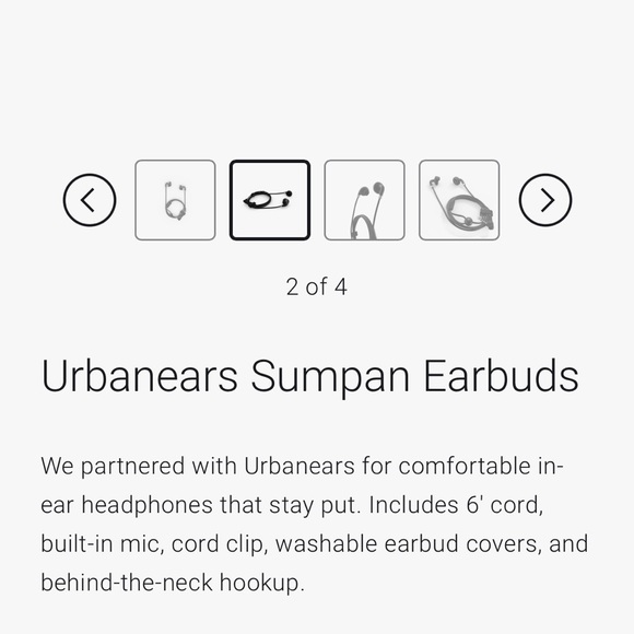 Peloton X UrbanEars Sumpan Headphones - Picture 8 of 8